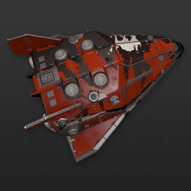 Hauler Pirate Faction Red